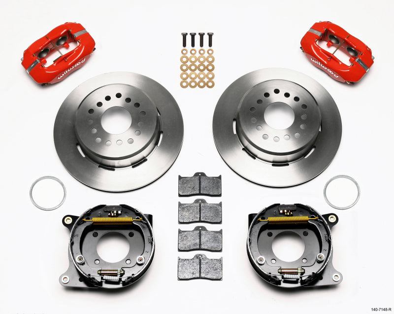 Wilwood Forged Dynalite P/S Park Brake Kit Red 93-97 Camaro/Firebird 140-7148-R