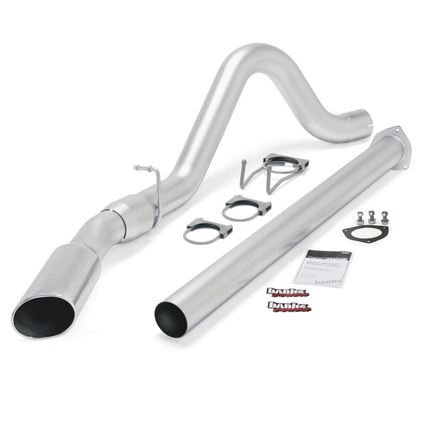 Banks Power 15 Ford 6.7L F250-350-450 CCSB/CCLB SRW Monster Exh Sys SS Single Exh w/ Chrome Tip 49792