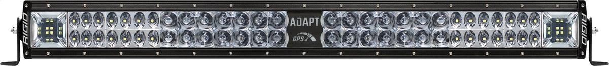 RIGID Adapt E-Series Led Light Bar 30 Inch - Has Built in GPS Guided Adapt Mode Lighting or All On 3 Optic Zones - Scene, Driving, Spot Beams. 270413