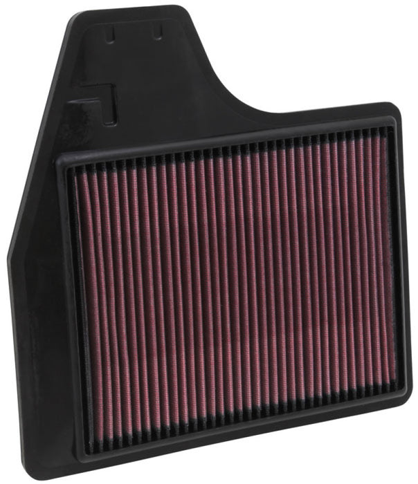 K&N Replacement Filter 11.438in O/S Length x 11.375in O/S Width x 1in H for 13 Compatible with Nissan Altima 2.5L 33-2478