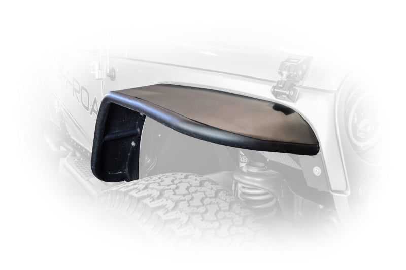 DV8 Offroad 07-18 compatible with Jeep Wrangler JK Front & Rear Flat Tube Fenders FENDB-02