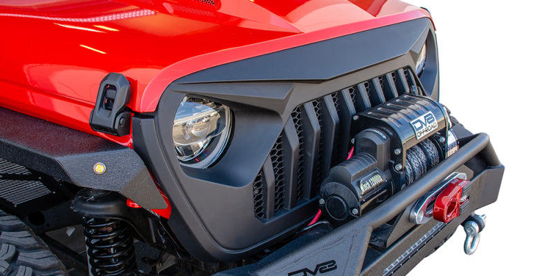 DV8 Offroad 2018+ compatible with Jeep JL/ Gladiator Angry Grill GRJL-01