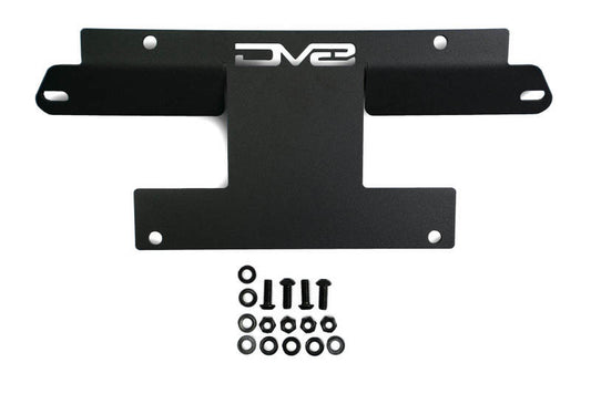 DV8 Offroad 21-22 Ford Bronco Factory Front Bumper Licence Relocation Bracket Front LPBR-01