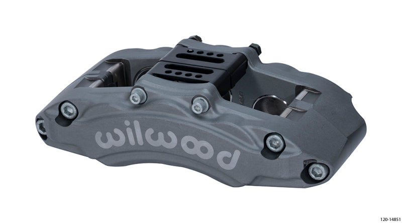 Wilwood Caliper AT6 Lug Mount Anodized 1.75in/1.38in/1.38in Piston .75in Rotor Left Side 120-14851