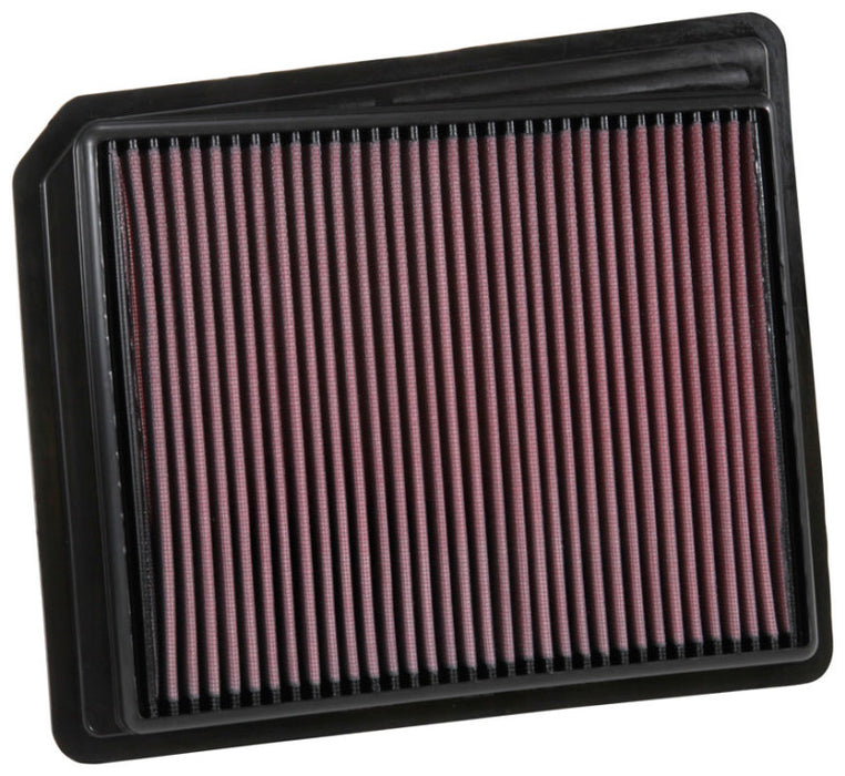 K&N 2017 Compatible with Nissan Titan V8-5.6L F/I Drop In Replacement Air Filter 33-5062