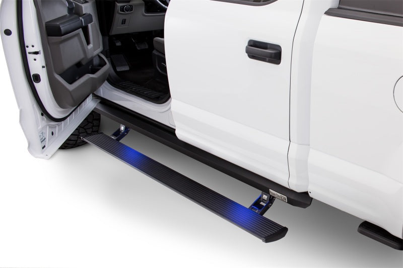 AMP Research 2015-2018 Ford F-150 SuperCrew PowerStep XL Black 77151-01A