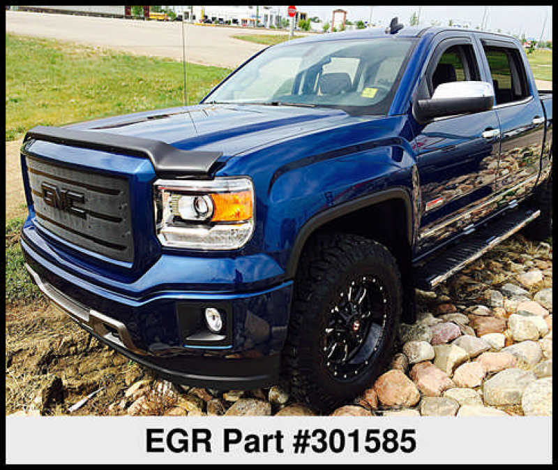 EGR 14+ GMC Sierra Superguard Hood Shield Matte (301585) 301585