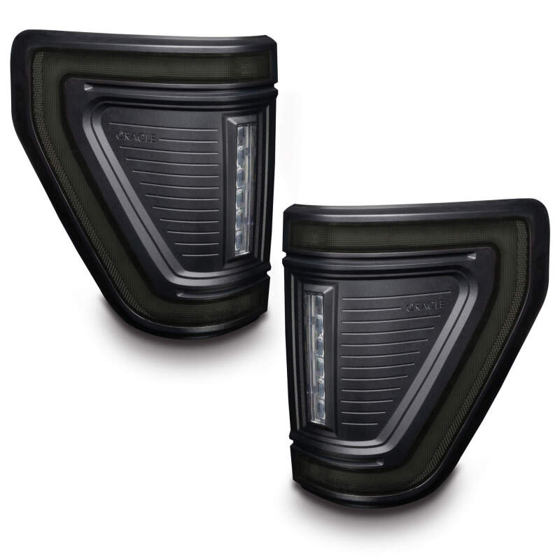 Oracle Lighting 21-24 Ford F-150 (Black Series) Flush Style LED Tail Lights 5910-504-T