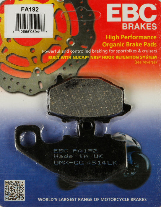 EBC Brakes FA192 Disc Brake Pad Set