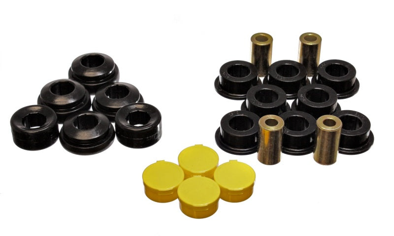 Energy Suspension 01-05 Honda Civic/CRX / 02-05 Civic Si Black Rear Control Arm Bushing Set 16.3118G