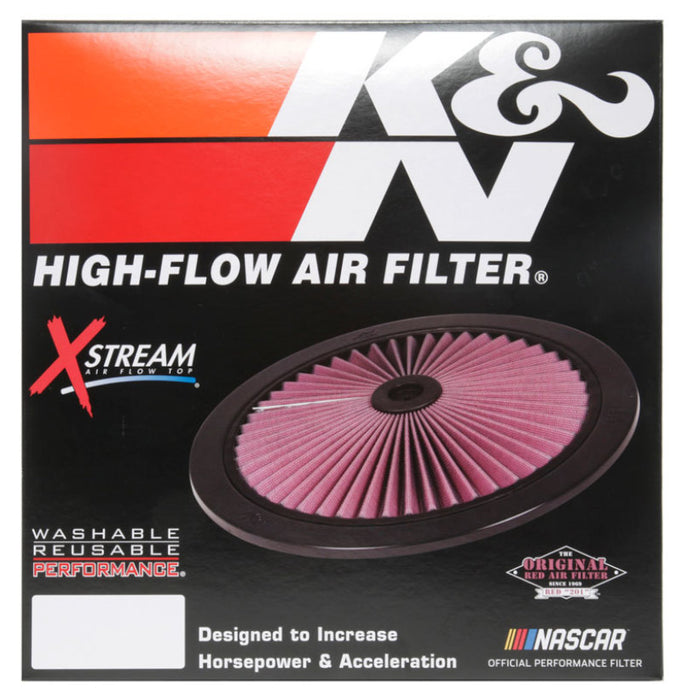 K&N X-Stream Top Filter Only 11in Black 66-1101