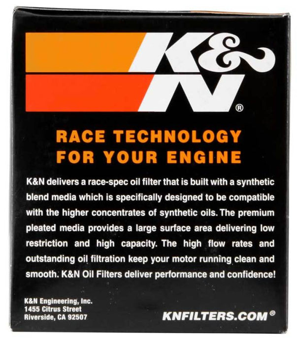 K&N Motorcycle Oil Filter: High Performance, Premium, Designed to be used with Synthetic or Conventional Oils: Fits Select Harley Davidson Motorcycles, KN-172C