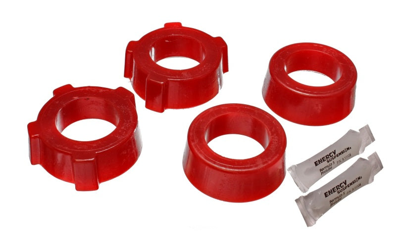 Energy Suspension 69-78 Vokswagen (Air Cooled) Red Rear Spring Plate Bushing Set 15.2109R