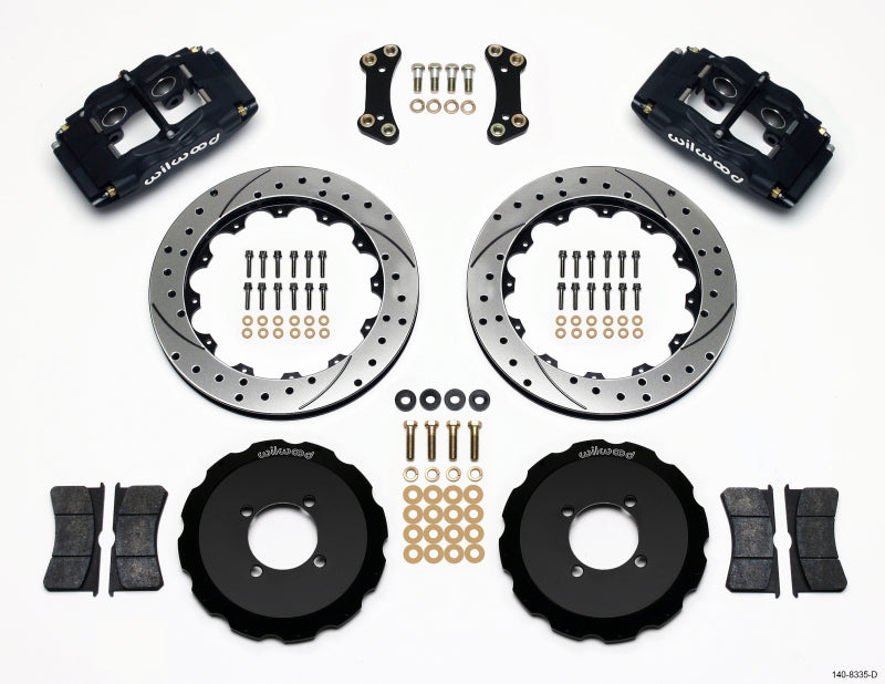 Wilwood FSLI4 Front Hat Kit 13.00in Drilled 2003-05 Scion xA xB 140-8335-D