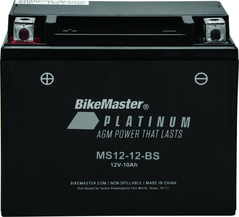 BikeMaster AGM Battery MS12-12-BS 780708