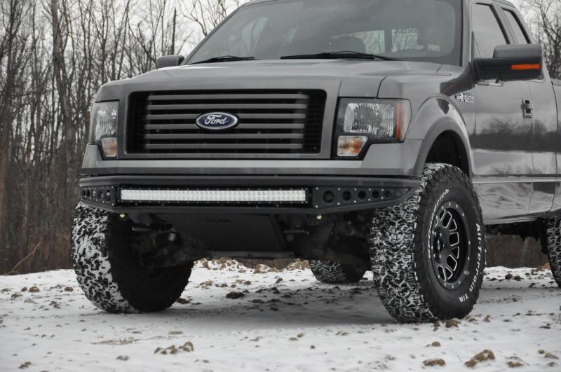 DV8 Offroad 09-14 Ford F-150 Baja Style Front Bumper FBFF1-04