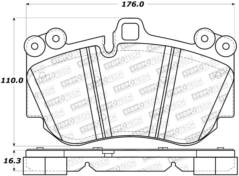 StopTech Street Brake Pads 308.113