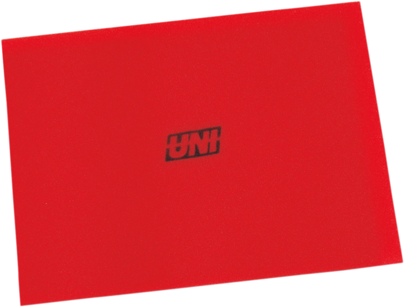 Uni FIlter Red 12in x 16in x 3/8in 40 PPI Foam Sheets BF-5