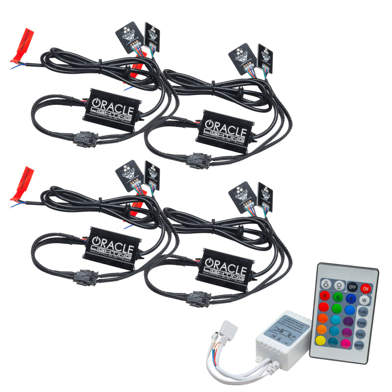 Oracle 2022 Fits Ford Maverick RGB Headlight Demon Eye Kit Colorshift W/Simple Controller See Warranty 1469-504