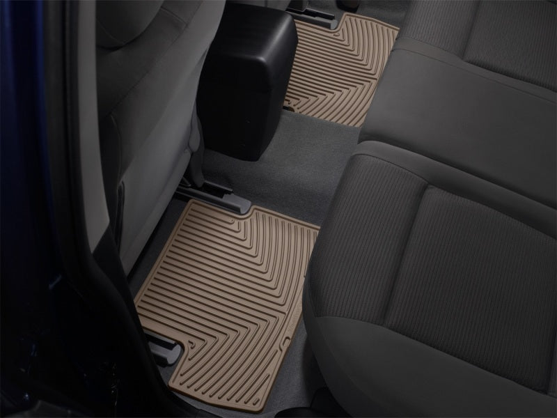 WeatherTech 06-12 BMW 3-Series Rear Rubber Mats Tan W141TN