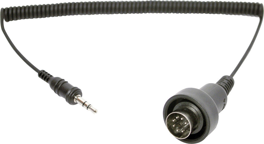 Sena SC-A0120 3.5mm Stereo Jack to 7-Pin DIN Cable for Harley Davidson Ultra Classic , Black