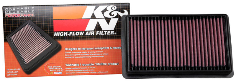 K&N 2020 compatible with Jeep Wrangler V6-3.0L DSL Replacement Air Filter 33-5106