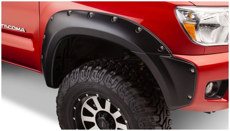 Bushwacker 05-11 Toyota Tacoma Fleetside Pocket Style Flares 4pc 60.3in Bed Black 31925-02