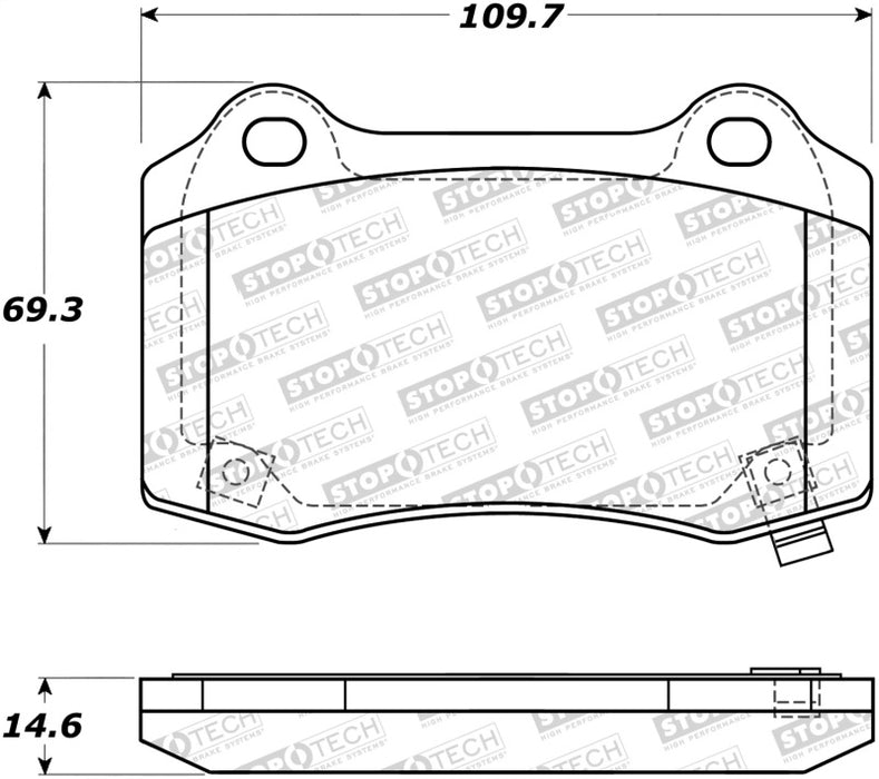 StopTech Street Brake Pads 308.10531