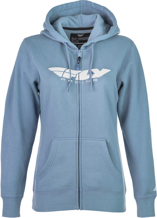 Fly Racing 358-00632X Women's Fly Corporate Zip Up Light Blue 2X