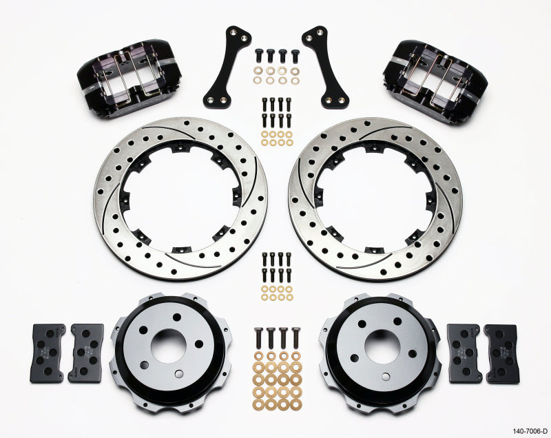 Wilwood Dynapro Rear Kit 12.19in Drilled Subaru Impreza WRX 140-7006-D