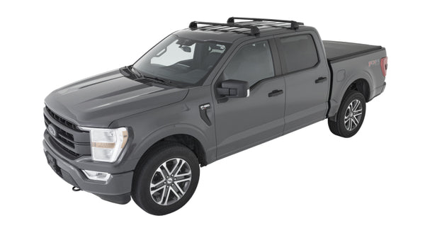 Rhino-Rack 04-08 Ford F150 Supercrew Vortex ROC25 Flush 2 Bar Roof Rack Black RV0648B