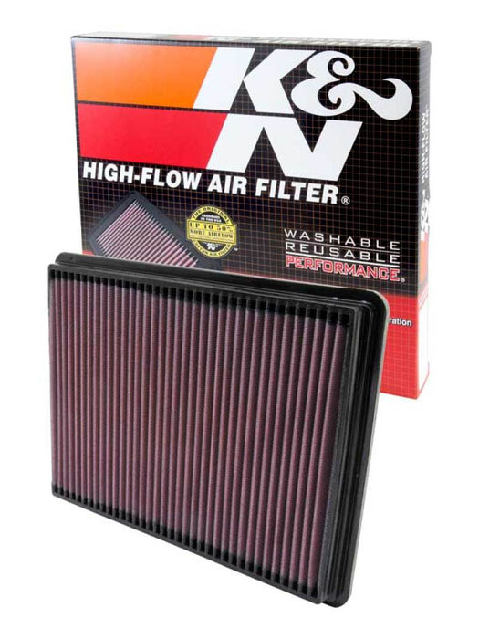 K&N 99-08 Pontiac / 00-05 Chevy / 99-05 Buick Drop In Air Filter 33-2141-1