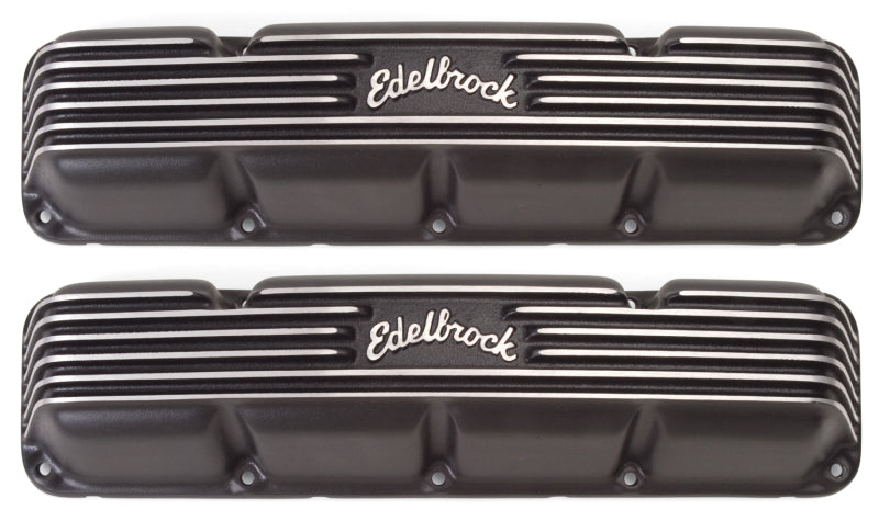 Edelbrock Valve Cover Classic Series AMC/compatible with Jeep 1967-91 290-401 CI V8 Black 41993