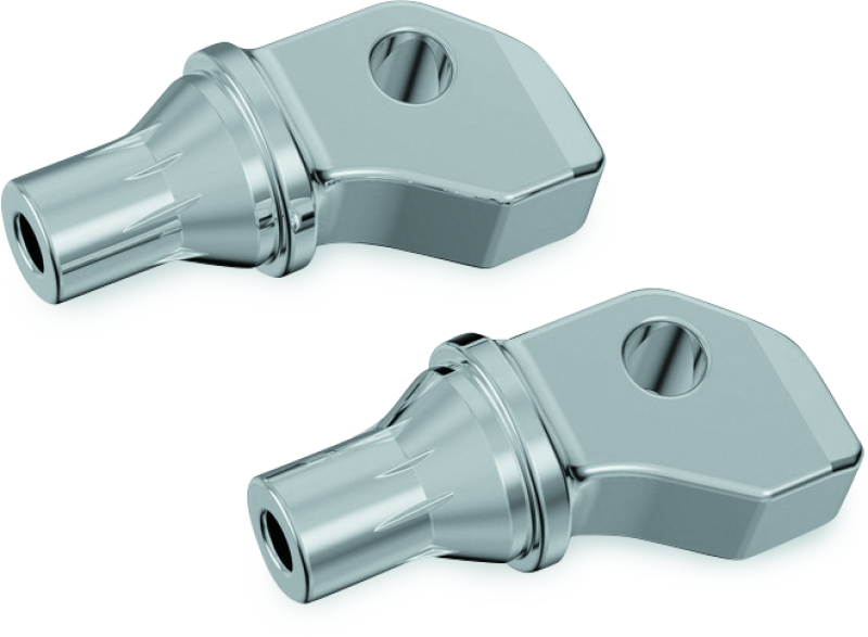 Kuryakyn Tapered Peg Adapters Scout & Octane Chrome 8835