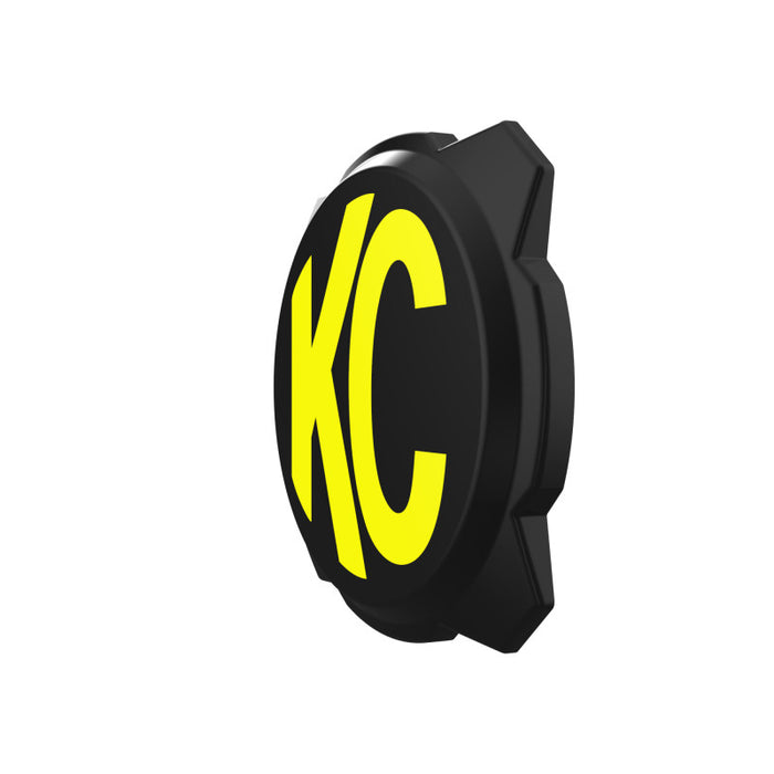 KC HiLiTES 6in. Hard Cover for Gravity Pro6 LED Lights (Single) Black w/Yellow KC Logo 5111