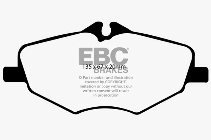 EBC 06-09 Mercedes-Benz E320 3.0 TD Ultimax2 Front Brake Pads UD987