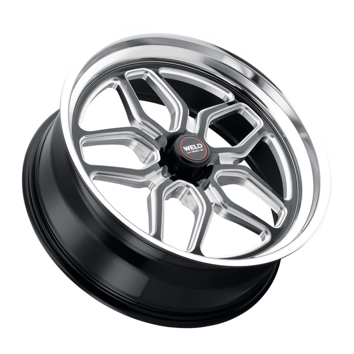 Weld S107 22X10.5 Laguna 5X115 ET20 BS6.5 Gloss Black MIL Dia 71.5 S10720590P20