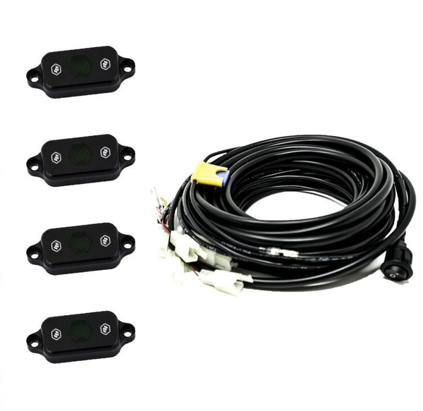 Baja Designs Universal Green Rock Light Kit 447057