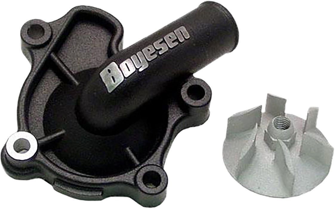 Boyesen WPK-06CB Supercooler Water Pump Cover and Impeller Kit, Black