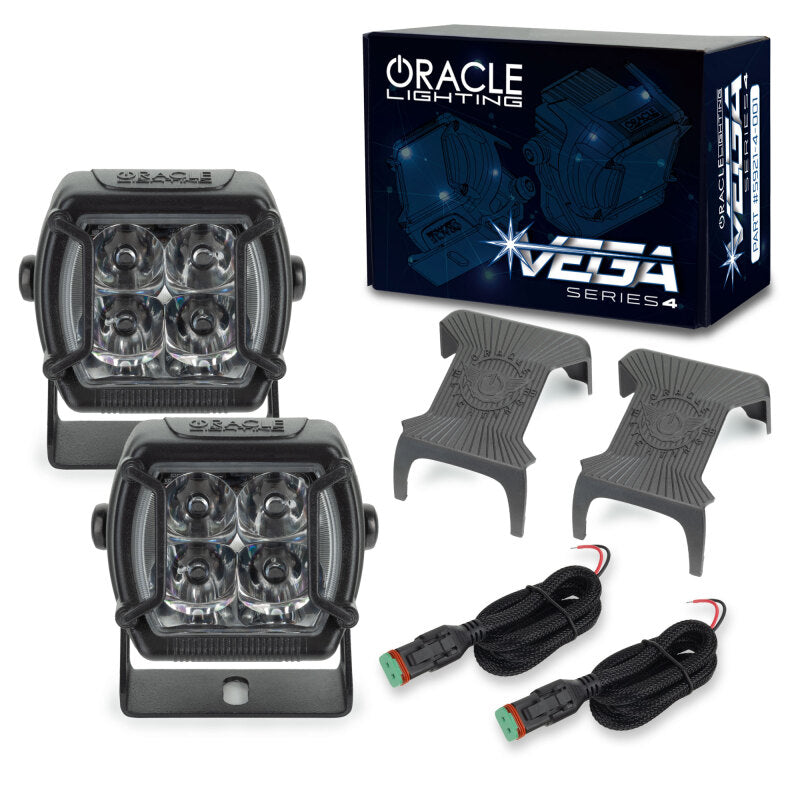 ORACLE Lighting Vega Series 4 LED Light Pod Spotlights SEE WARRANTY 5921-4-001