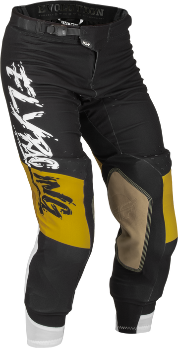 Fly Racing 2023 Adult Evolution DST L.E. Pants (White/Gold/Black, 32)