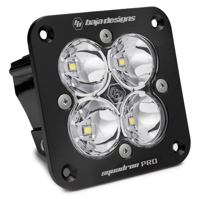 Baja Designs Squadron Pro Spot Pattern Black Flush Mount LED Light Pod Clear 491001