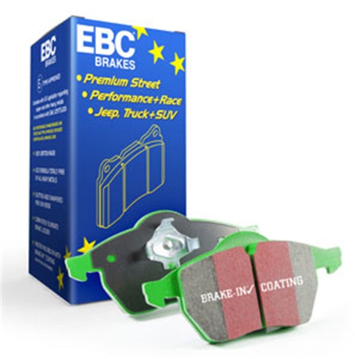 EBC 14+ Audi A3 1.8 Turbo (w/Electronic Parking Brake) Greenstuff Rear Brake Pads DP22153