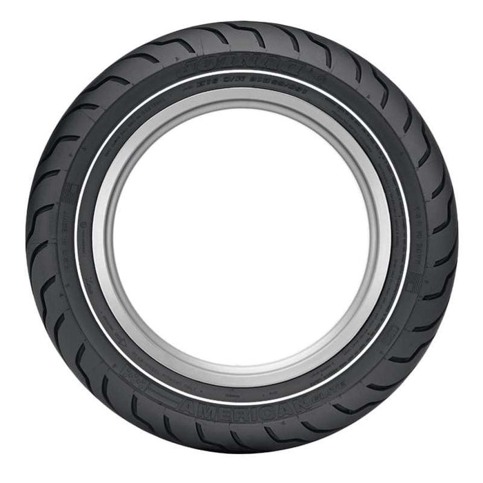 Dunlop American Elite Bias Rear Tire MT90B16 M/C 74H TL Narrow Whitewall 45131814