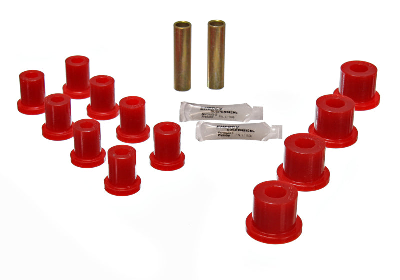 Energy Suspension compatible with Jeep Spring Bushing Set Red 2.2116R