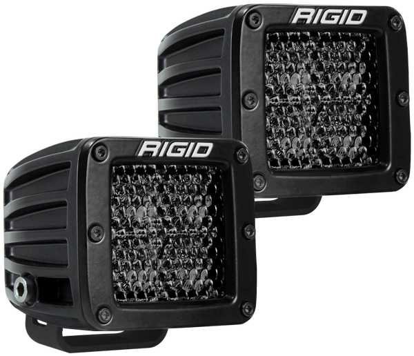 Rigid Industries D Series PRO Midnight Edition Spot Diffused Pair 202513BLK
