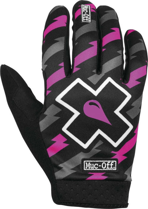 Muc-Off Rider Bolt Mens MTB MX Offroad Gloves Black/Pink SM