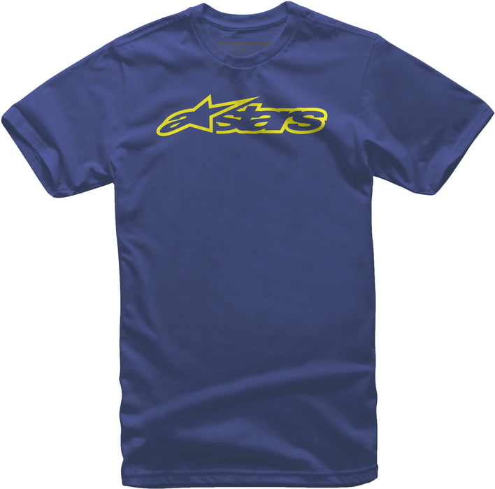 Alpinestars Youth Blaze Tee Royal/Hi-Vis Xs 3038-72000-7955-XS