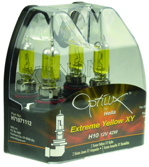 Hella Optilux H10 12V/42W XY Xenon Yellow Bulb H71071112