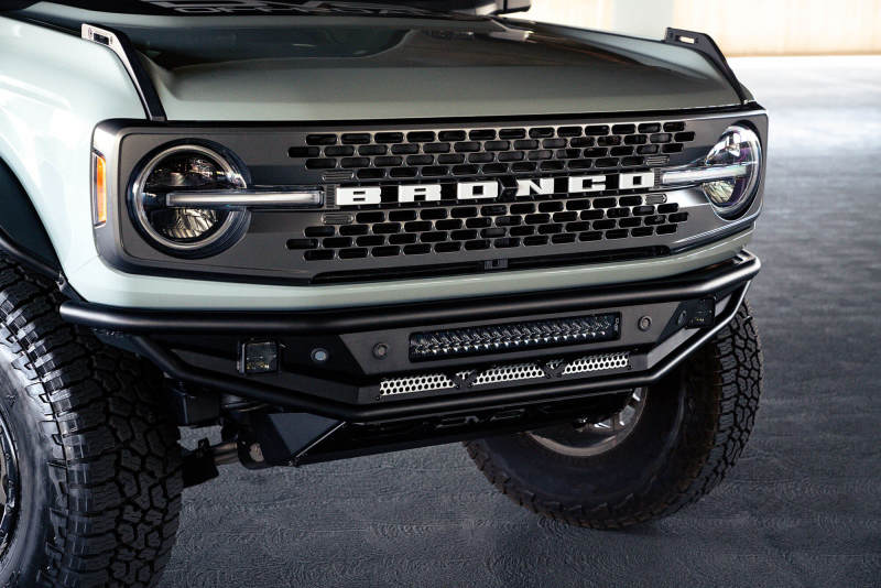 DV8 Offroad 21-22 Ford Bronco Competition Series Front Bumper FBBR-04